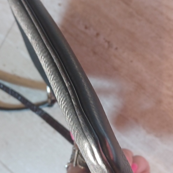 Classy Brighton Black/Brown Crossbody Purse - Picture 7 of 10